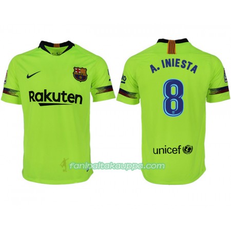 Jalkapallo Peliasut FC Barcelona A. INIESTA 8 Vieras Pelipaita 2018-2019 Lyhythihainen
